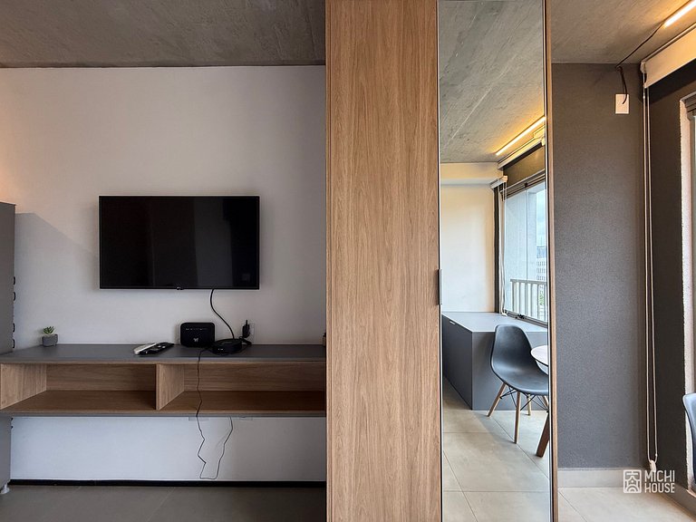 Perfeito Studio Metro Oscar Freire/HC com Wifi/Ar