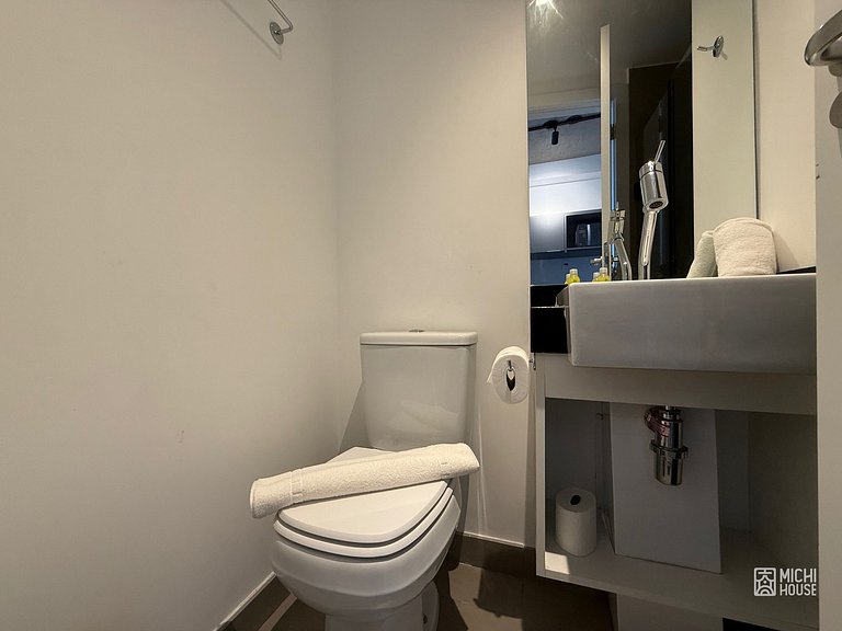 Perfeito Studio Metro Oscar Freire/HC com Wifi/Ar