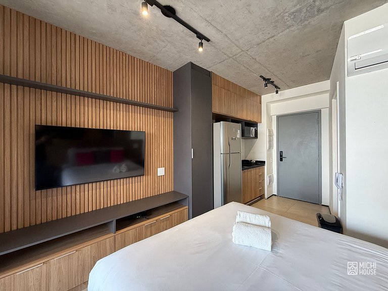 Magnifico Studio Jardins/Rebouças/HC com Ar/Wifi