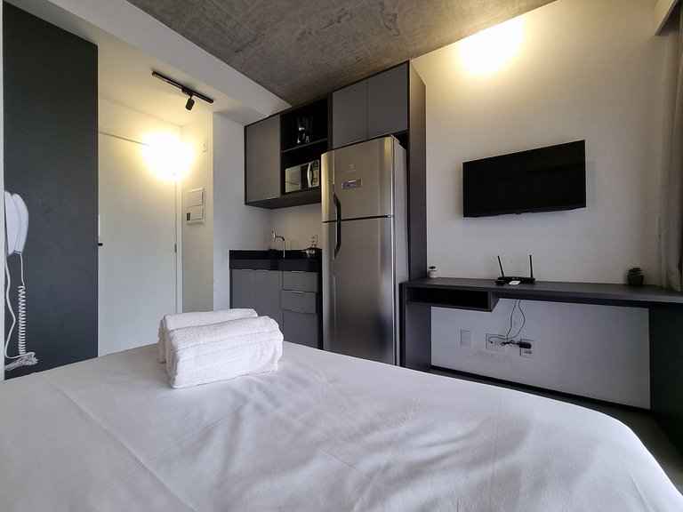 Perfeito Studio Jardins/Augusta AR/Wifi Coworking