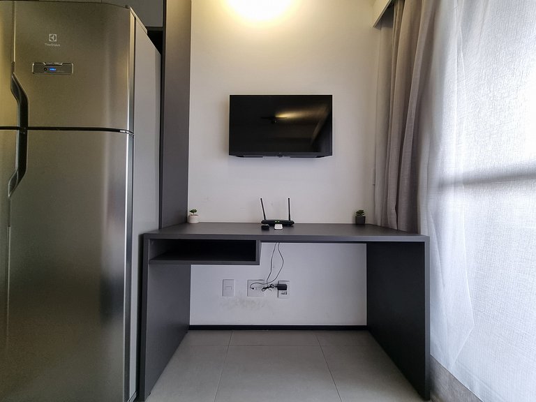Perfeito Studio Jardins/Augusta AR/Wifi Coworking