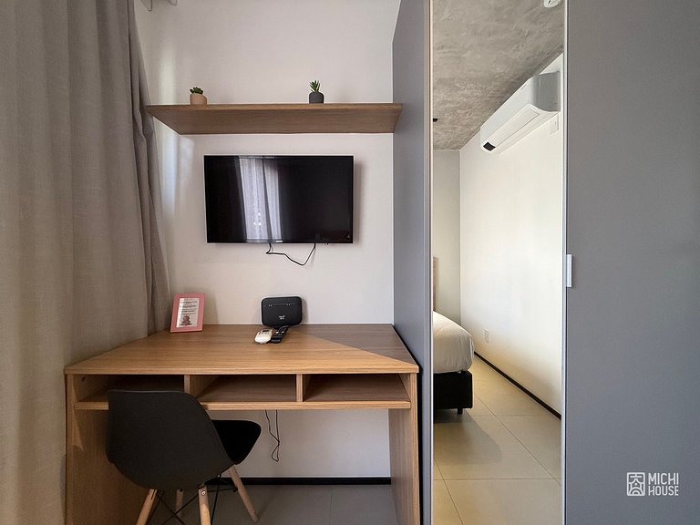 Maravilhoso Studio Jardins/Augusta Ar/Wifi