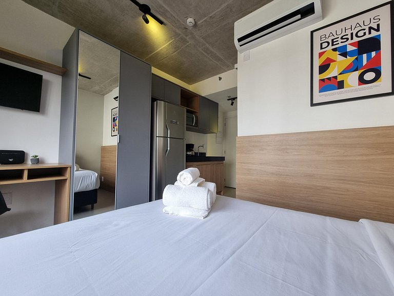 Maravilhoso Studio Jardins/Augusta Ar/Wifi