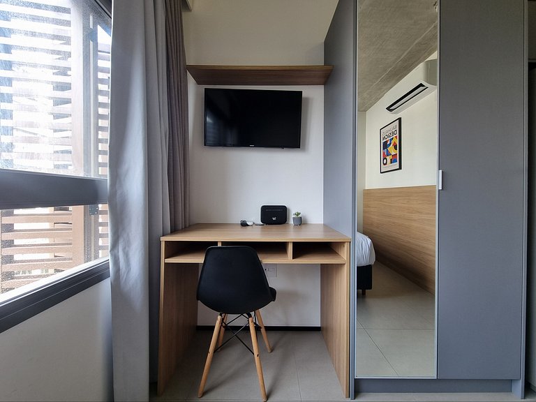 Maravilhoso Studio Jardins/Augusta Ar/Wifi