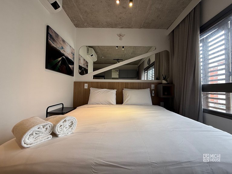 Maravilhoso Studio Jardins/Augusta Ar/Wifi