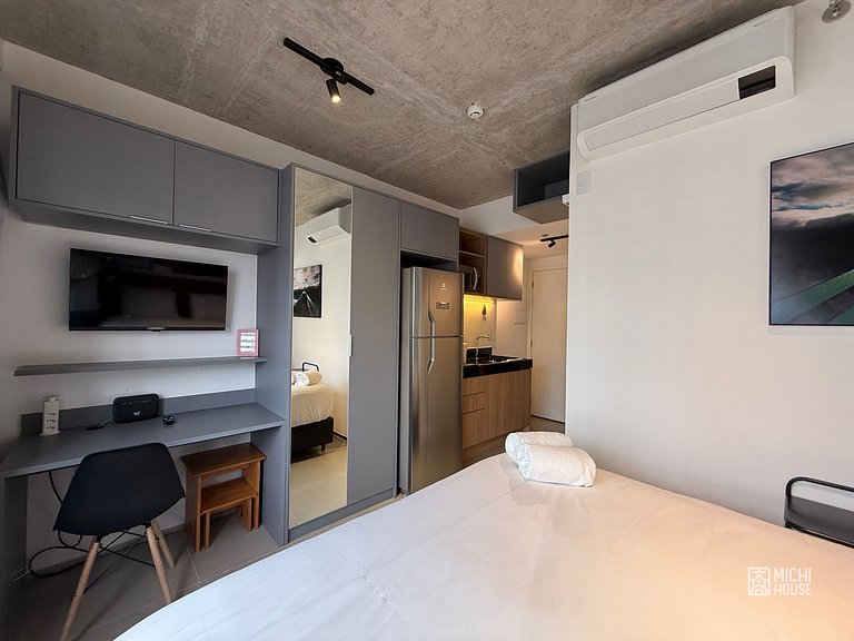 Maravilhoso Studio Jardins/Augusta Ar/Wifi