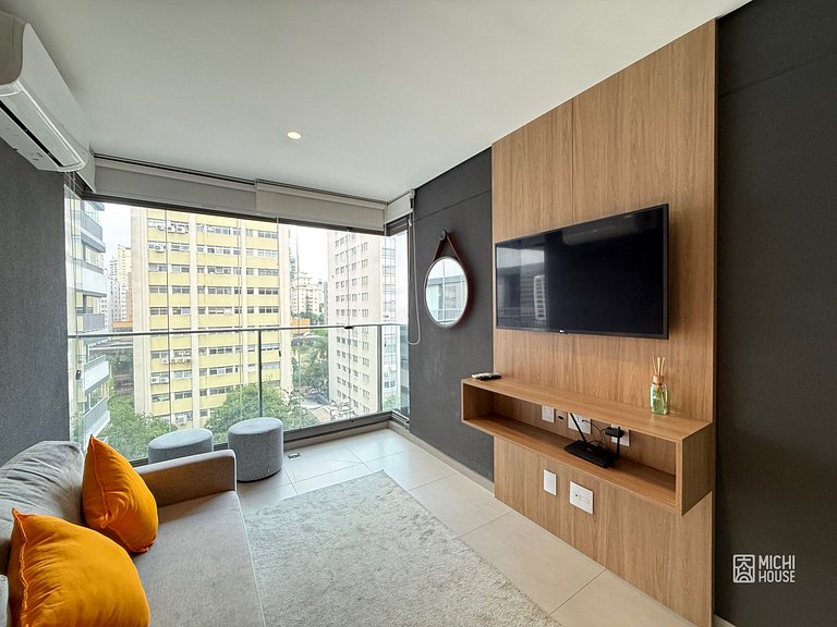 Lindo Apartamento Jardins/Augusta Ar/Wifi