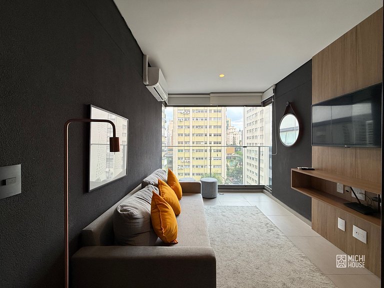 Lindo Apartamento Jardins/Augusta Ar/Wifi