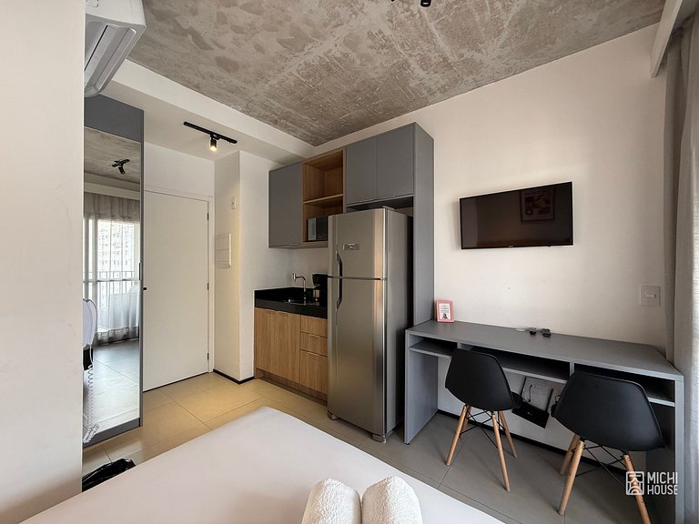 Perfeito Studio Jardins/Augusta Ar/Wifi Coworking