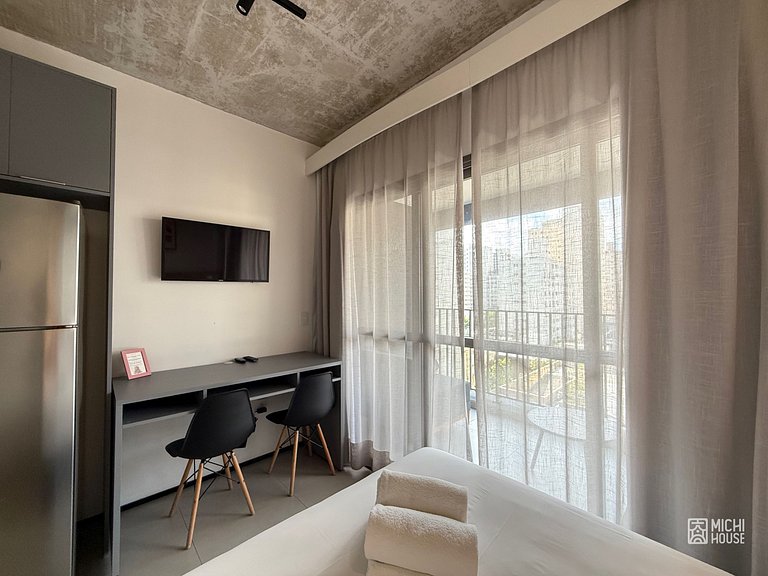 Perfeito Studio Jardins/Augusta Ar/Wifi Coworking