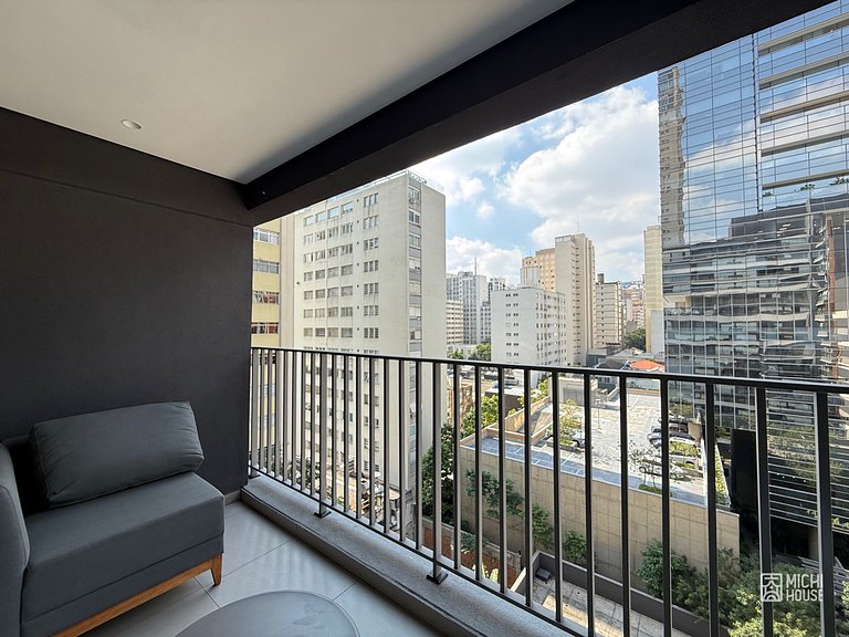 Perfeito Studio Jardins/Augusta Ar/Wifi Coworking