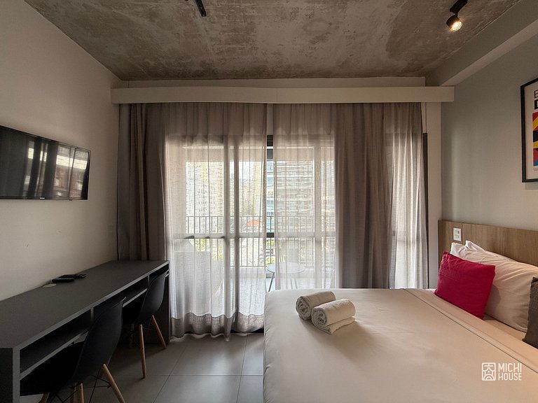 Perfeito Studio Jardins/Augusta Ar/Wifi Coworking