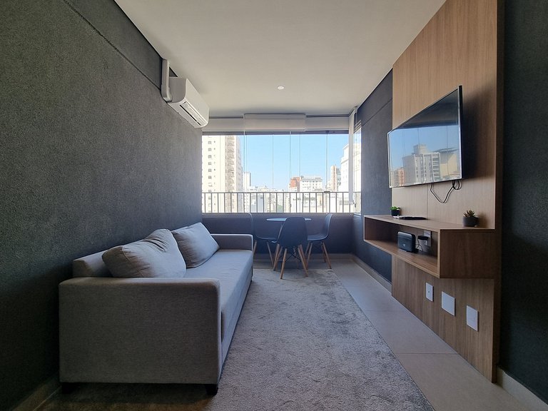 Lindo Apartamento Jardins/Augusta Ar/Wifi