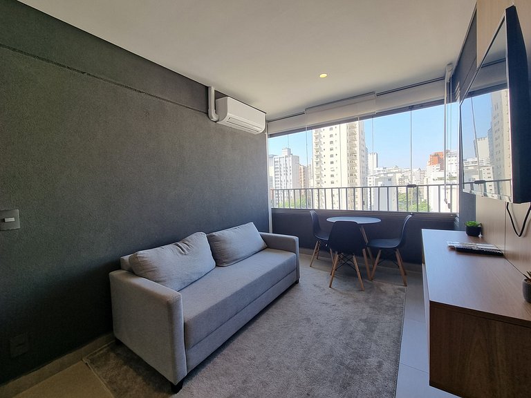 Lindo Apartamento Jardins/Augusta Ar/Wifi