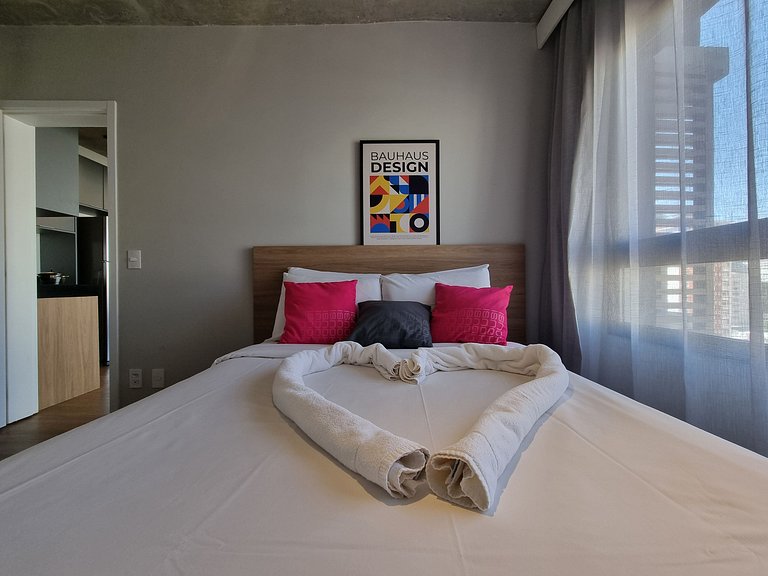 Lindo Apartamento Jardins/Augusta Ar/Wifi