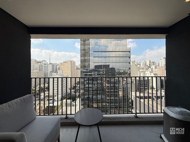 Perfeito Studio Jardins/Augusta Ar/Wifi