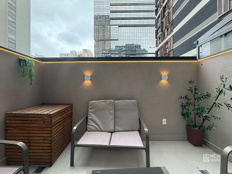 Incrivel Studio Jardins/Augusta Ar/Wifi Garden