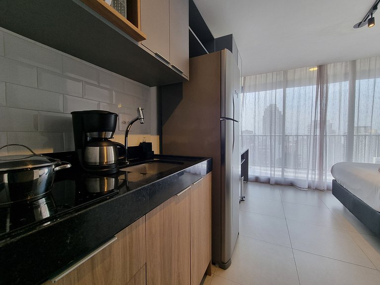Charmoso Studio Metro Vl Mariana com Ar/Wifi