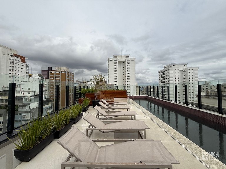 Lindo 2 Quartos • Jardins • Oscar Freire •  AC