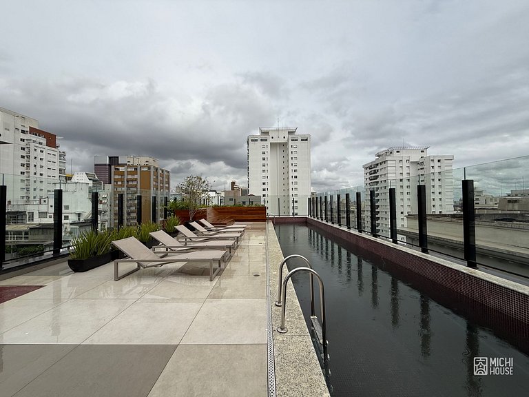 Lindo 2 Quartos • Jardins • Oscar Freire •  AC