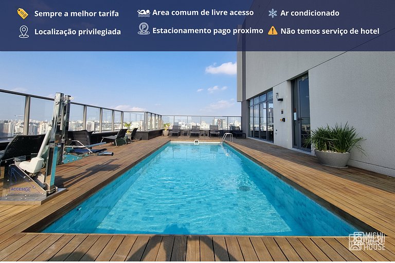 Executivo Brooklin/Campo Belo • Praticidade • Lazer Completo
