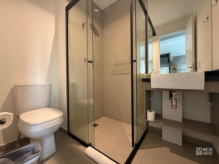 Lindo Studio Metro Paraiso com Ar/Wifi