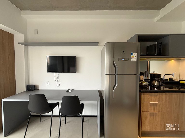 Charmoso Studio Metro Paraiso Coworking e Ar/Wifi
