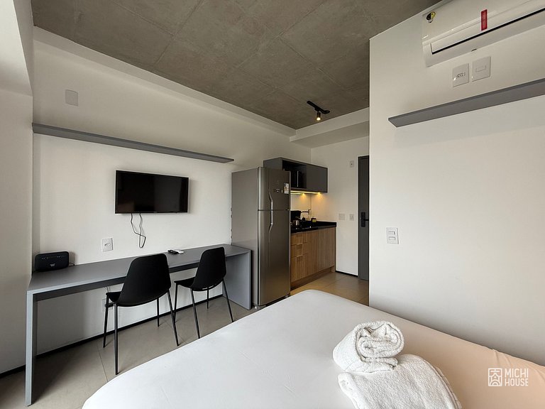 Charmoso Studio Metro Paraiso Coworking e Ar/Wifi