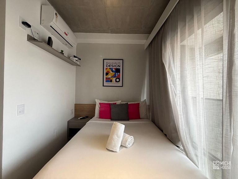 Charmoso Studio Metro Paraiso Coworking e Ar/Wifi
