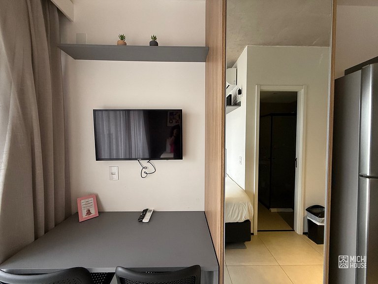 Charmoso Studio Metro Paraiso Coworking e Ar/Wifi