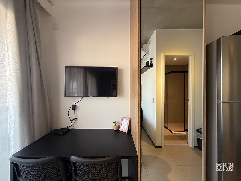 Charmoso Studio Metro Paraiso Coworking e Ar/Wifi