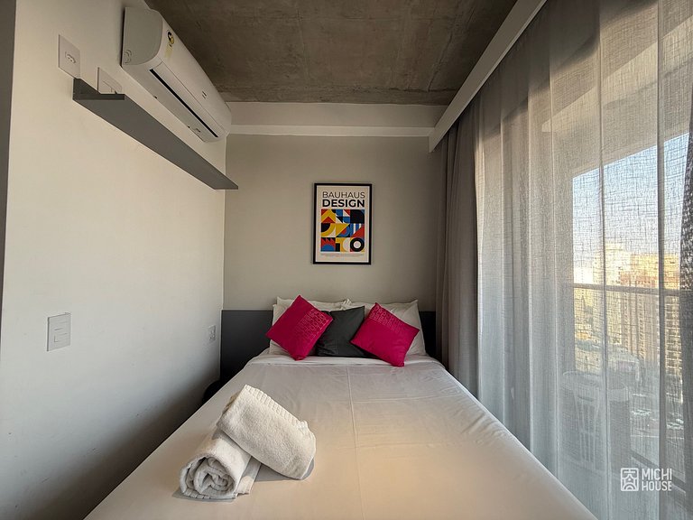 Charmoso Studio Metro Paraiso Coworking e Ar/Wifi