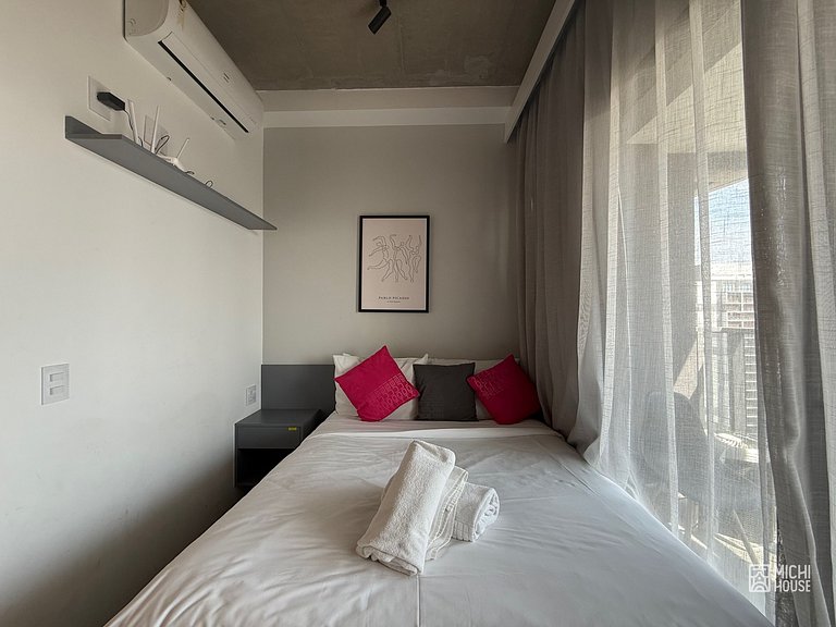 Lindo Studio Metro Paraiso Ar/Wifi Coworking