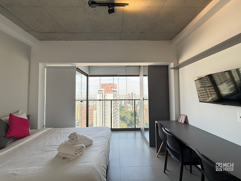 Belo Studio Metro Paraiso Ar/Wifi Coworking