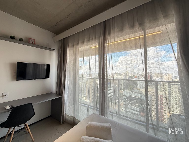 Charmoso Studio Metro Paraiso Ar/Wifi Coworking