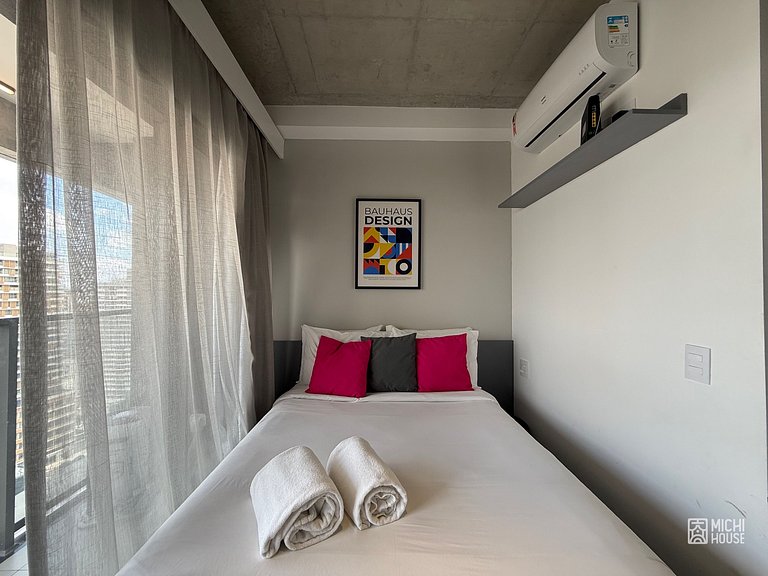 Charmoso Studio Metro Paraiso Ar/Wifi Coworking