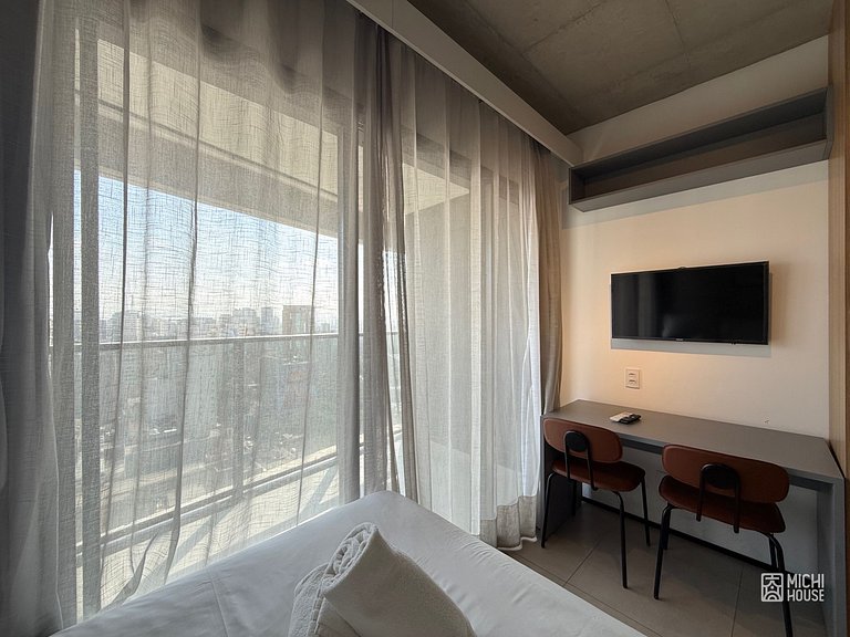 Aconchegante Studio Metro Paraiso Vista Incrivel