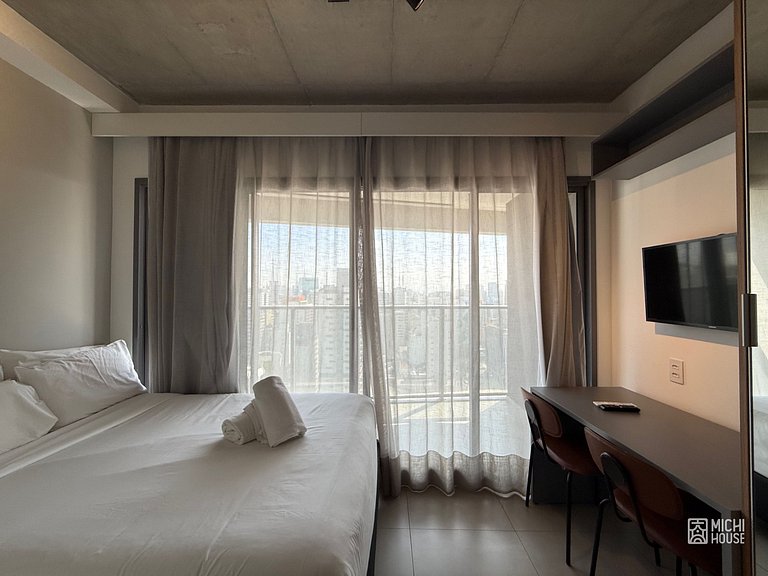 Aconchegante Studio Metro Paraiso Vista Incrivel