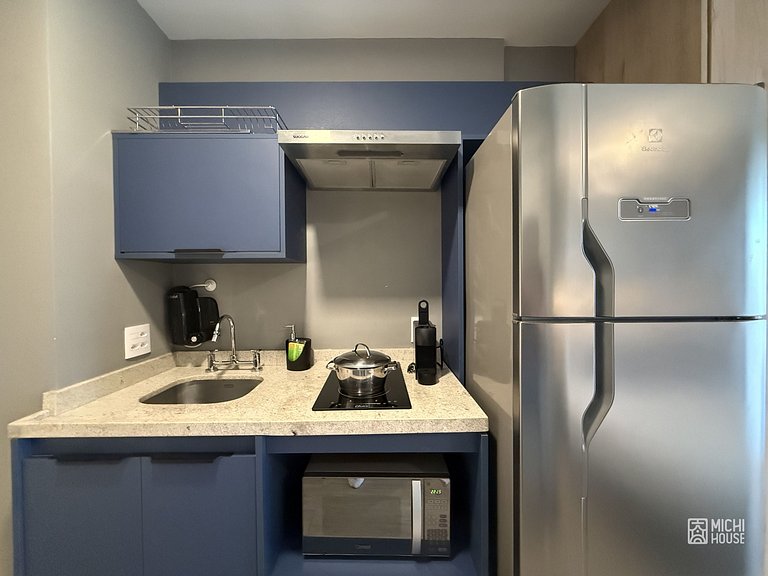 Lindo Studio Pinheiros/ Av Sumare com Wifi/Ar