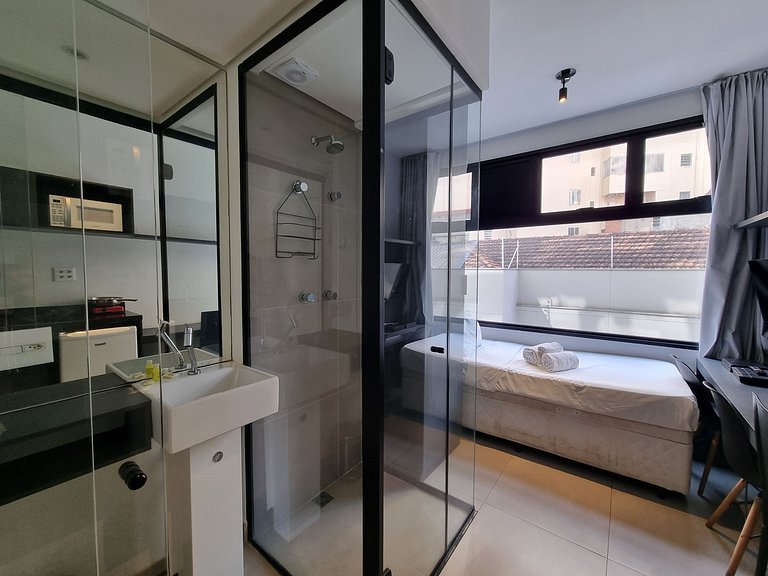 Descolado Studio Metro/Santa Casa com Ar/Wifi