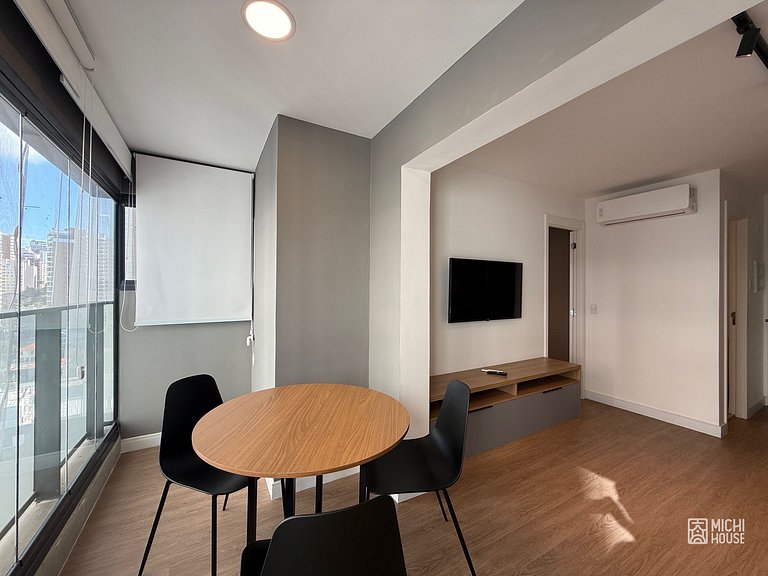 Maravilhoso Studio Allianz com Ar/Wifi
