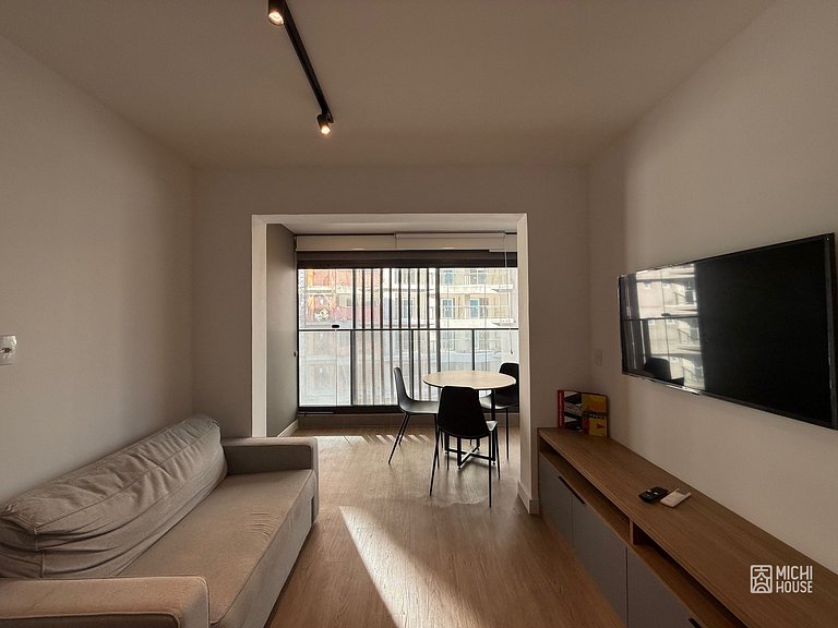 Maravilhoso Studio Allianz com Ar/Wifi