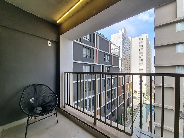 Incrivel Studio Jardins/Rebouças/HC com Ar/Wifi