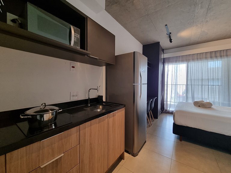 Incrivel Studio Jardins/Rebouças/HC com Ar/Wifi