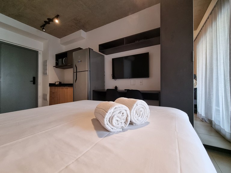 Incrivel Studio Jardins/Rebouças/HC com Ar/Wifi