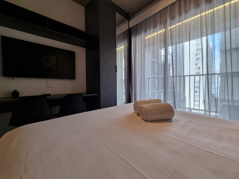 Incrivel Studio Jardins/Rebouças/HC com Ar/Wifi