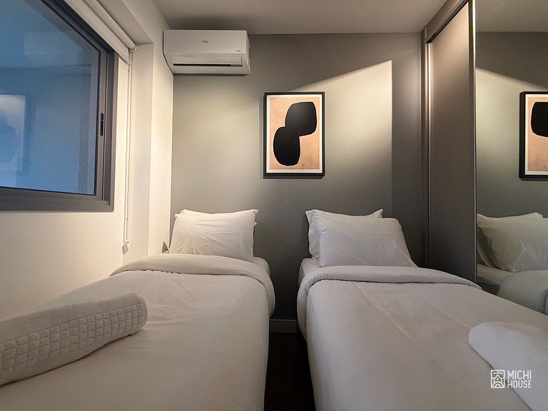 Lindo Apartamento Paraiso 23 Maio com Ar/Wifi