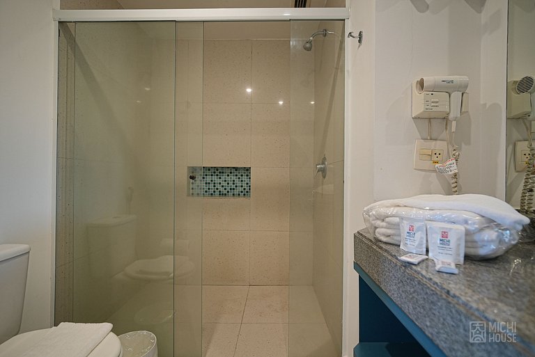 Novo Flat Alphaville Al Mamore Piscina com Ar/Wifi