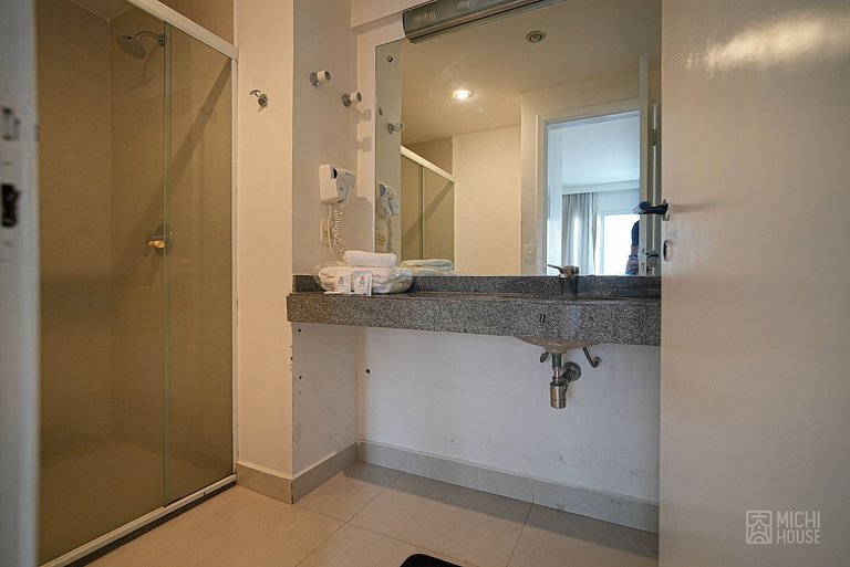 Elegante Flat Centro Alphaville Ar/Wifi