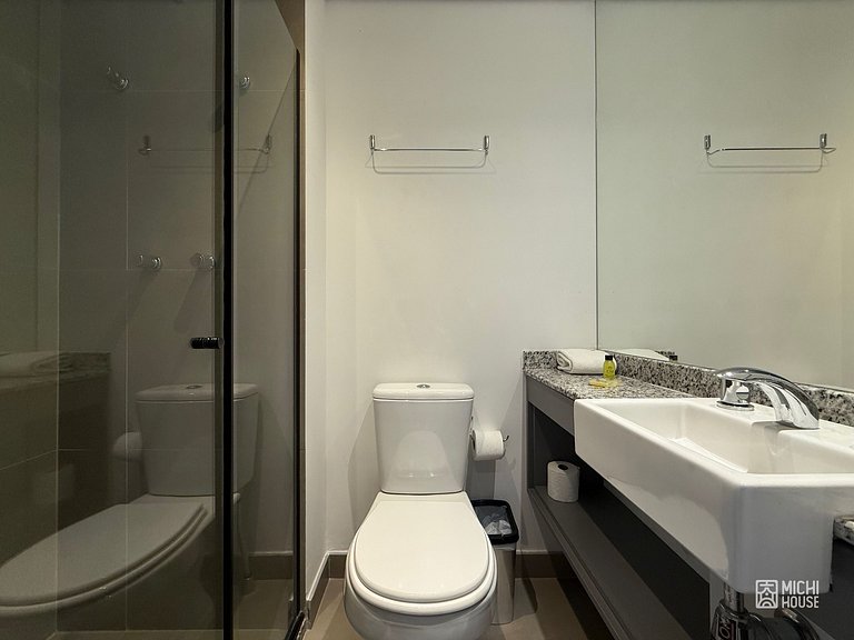 Maravilhoso Studio Moema Av Ibirapuera com Ar/Wifi